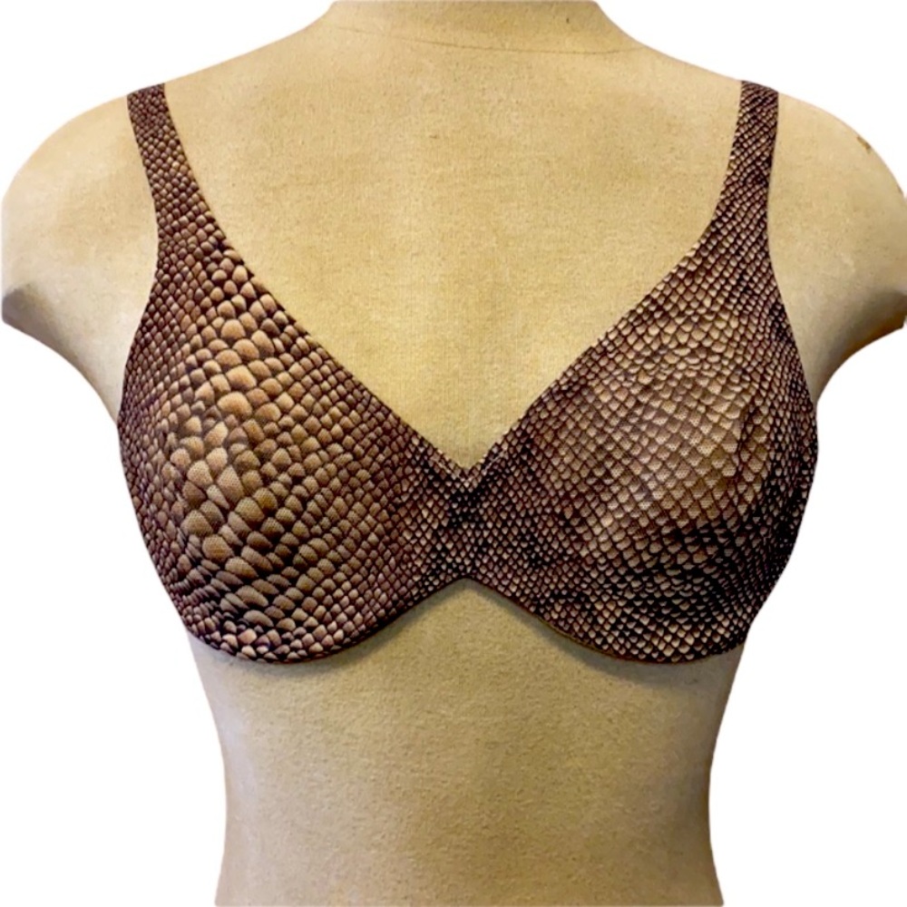 Y2K Vintage Victoria’s Secret Bra Snake Reptile Bra Size 32B